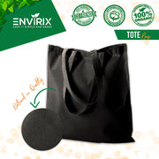 100% Organic Natural Cotton Tote Bag | Pack of 5