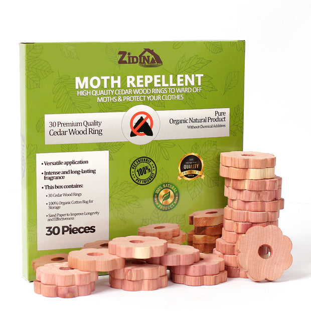 Zidina 30 Ring - Cedar Wood for Moth Repellent